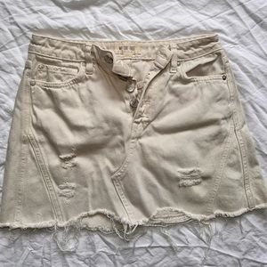 Free people jean skirt